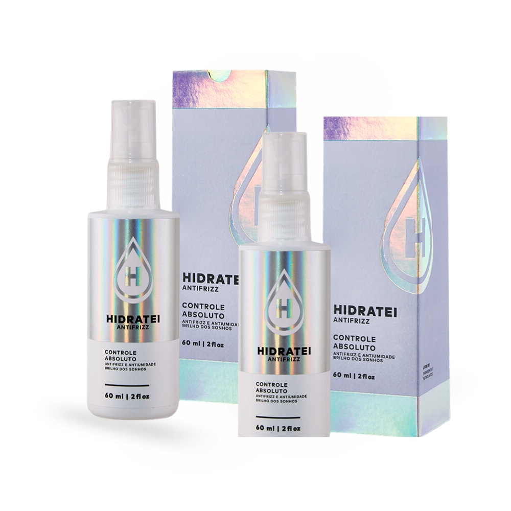 Kit Leave-in Controle Absoluto Hidratei Antifrizz 60ml - 2 Unidades