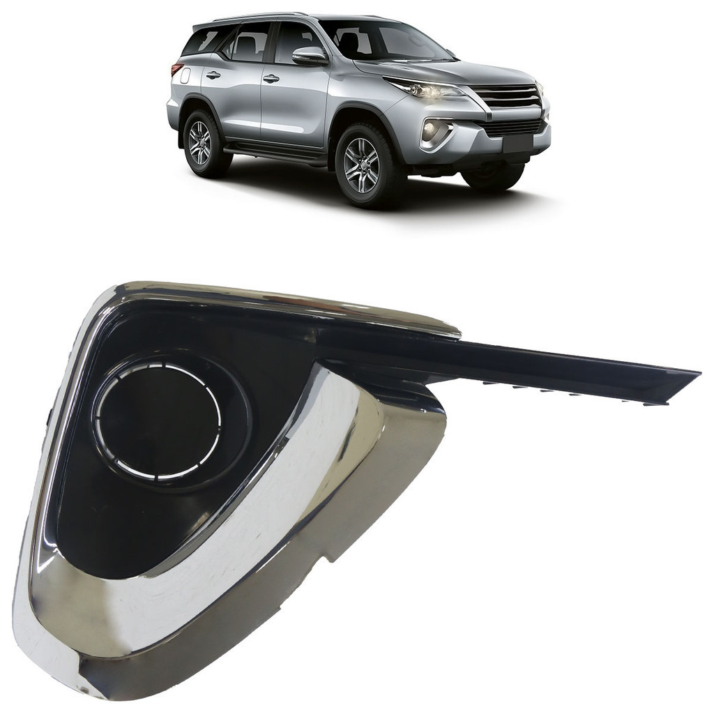 Moldura Grade Milha Hilux Sw4 2016 2017 2018 2019 2020 Com Marcação Milha