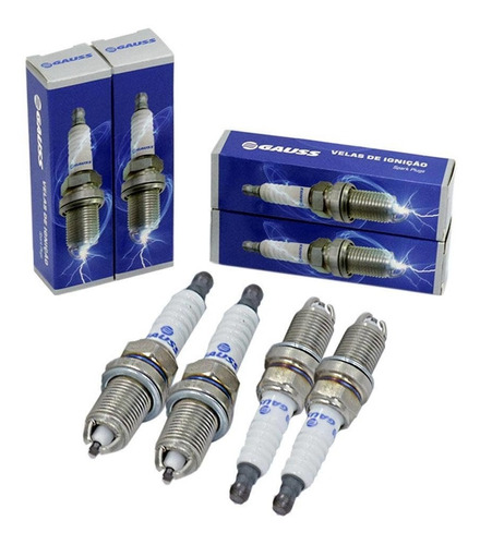 Kit 4 Velas Audi A3 1.8 Com 3 Eletrodos 1999 A 2000 Gasolina