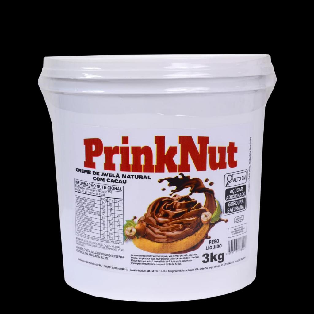 Prinknut Creme de Avelã 3Kg Chocolate