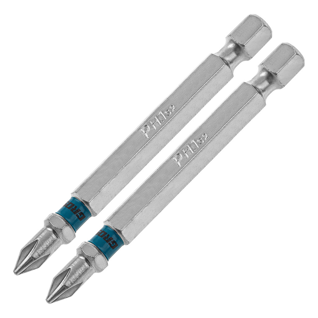 BITS PHILLIPS PH1, ACO CROMO MOLIBDENIO, 70MM, 2PCS // GROSS