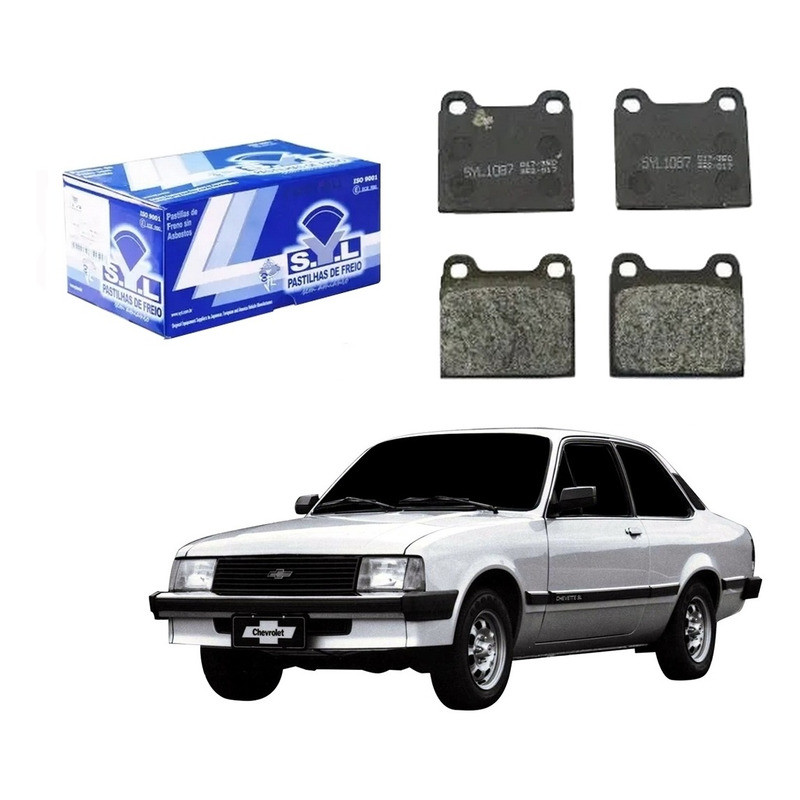 Pastilha Freio Dianteira Chevette 1.6 1988 A 1993