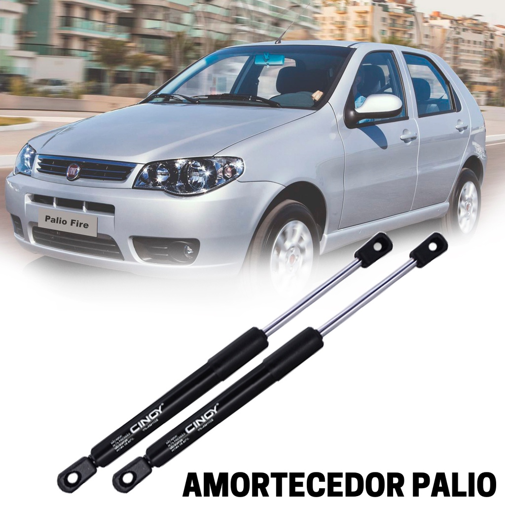 Par Amortecedor Cinoy Tampa Traseira Porta Malas Palio 1996 até 2005