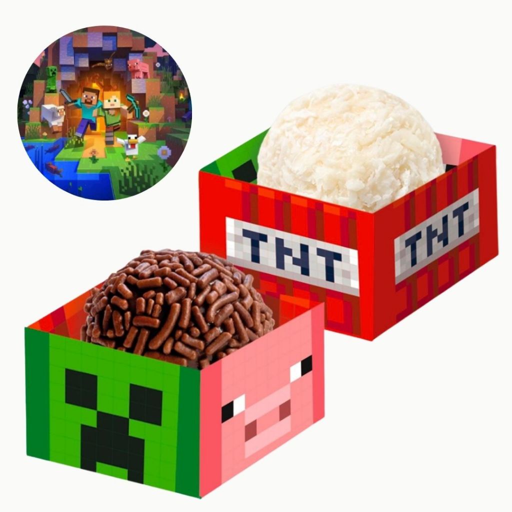 40~200 PORTA FORMINHA MINECRAFT FESTCOLOR