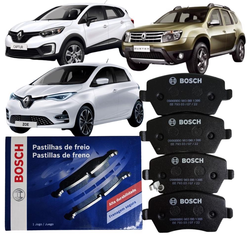 Jogo Pastilhas Freio Dianteiro Renault Captur Duster Zoe Bosch