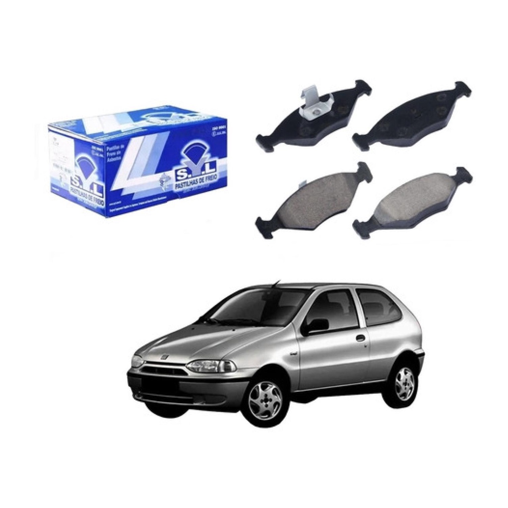 Pastilha Freio Dianteira Original, Fiat Palio 1.5 1998