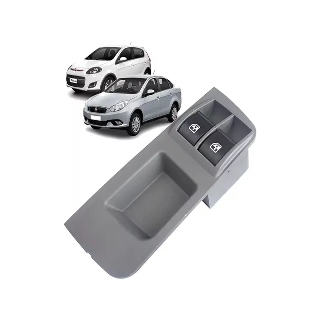Botão Vidro Elétrico Interruptor Duplo Fiat Palio 2012/2015 - FA0102