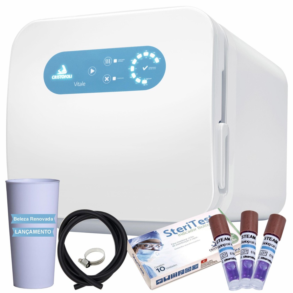 Autoclave 12 Litros Vitale Cristofoli + Indicador Biológico