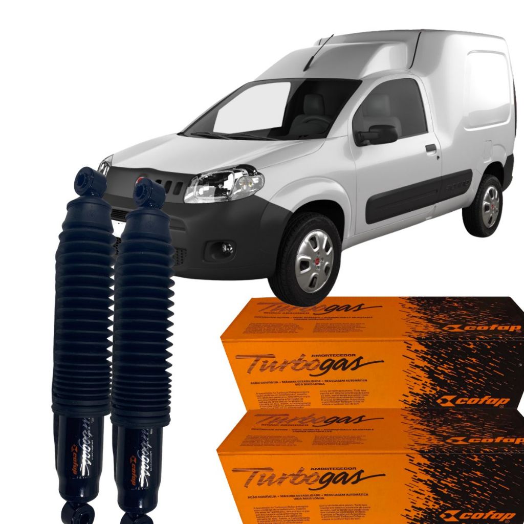 Par  Amortecedor Traseiro Cofap Fiat Fiorino 1.4 2013 Á 2021