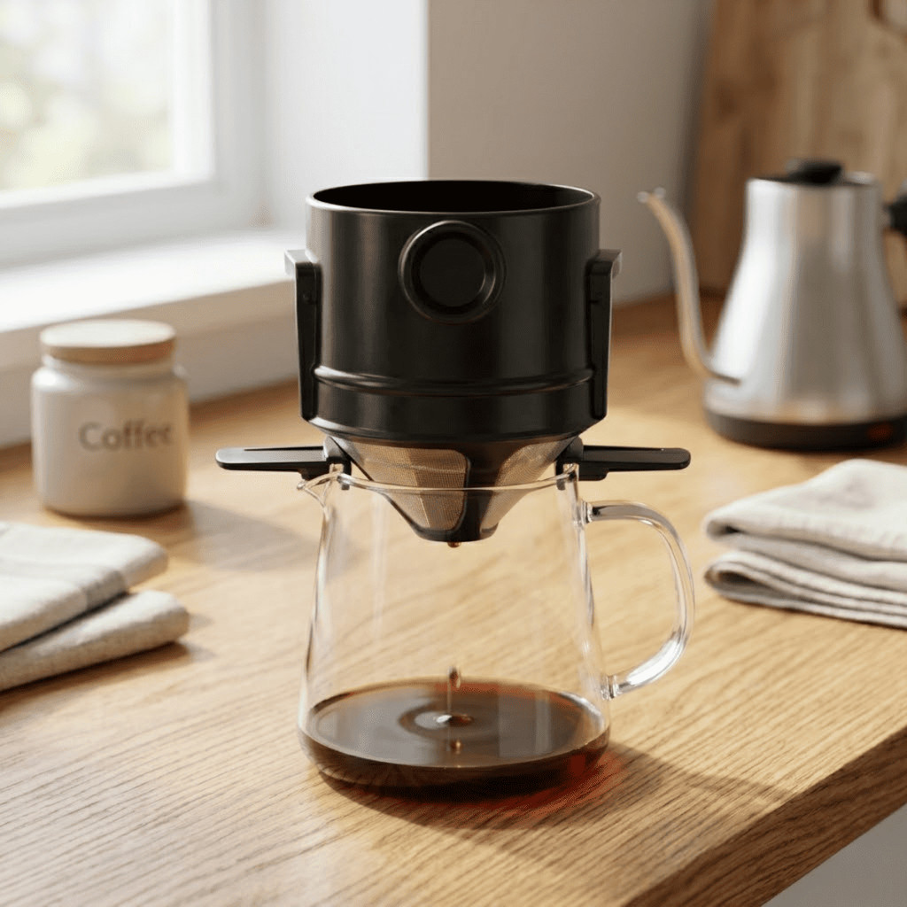 Filtro de Café Plástico Reutilizável: Extração Equilibrada de Sabores para Café Fresco e Consciente CHEF D