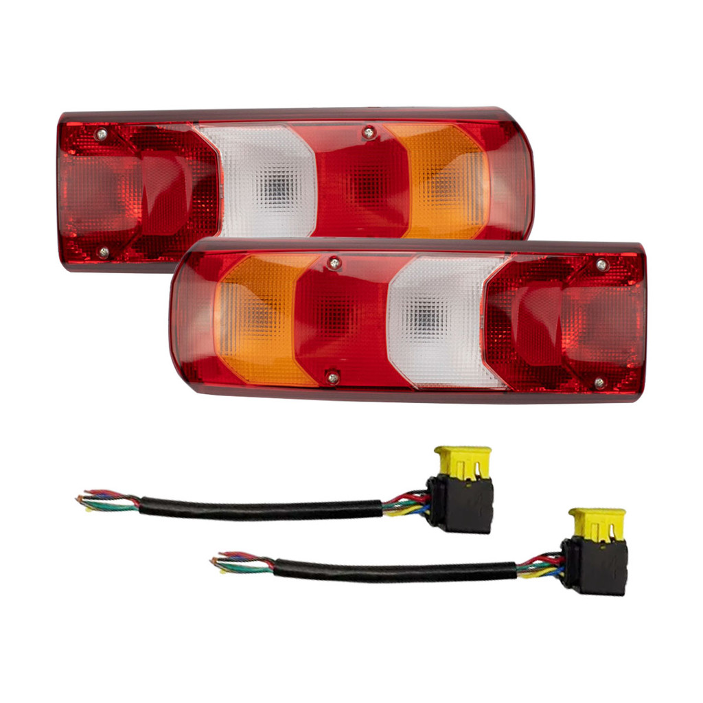 Par Lanterna Traseira Mb Axor Actros Atego Com Conector