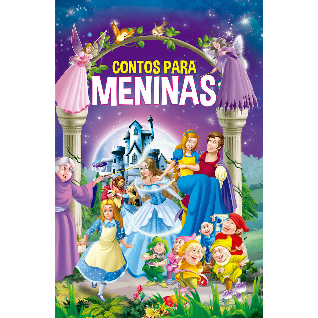 Contos para Meninas - Capa Almofadada