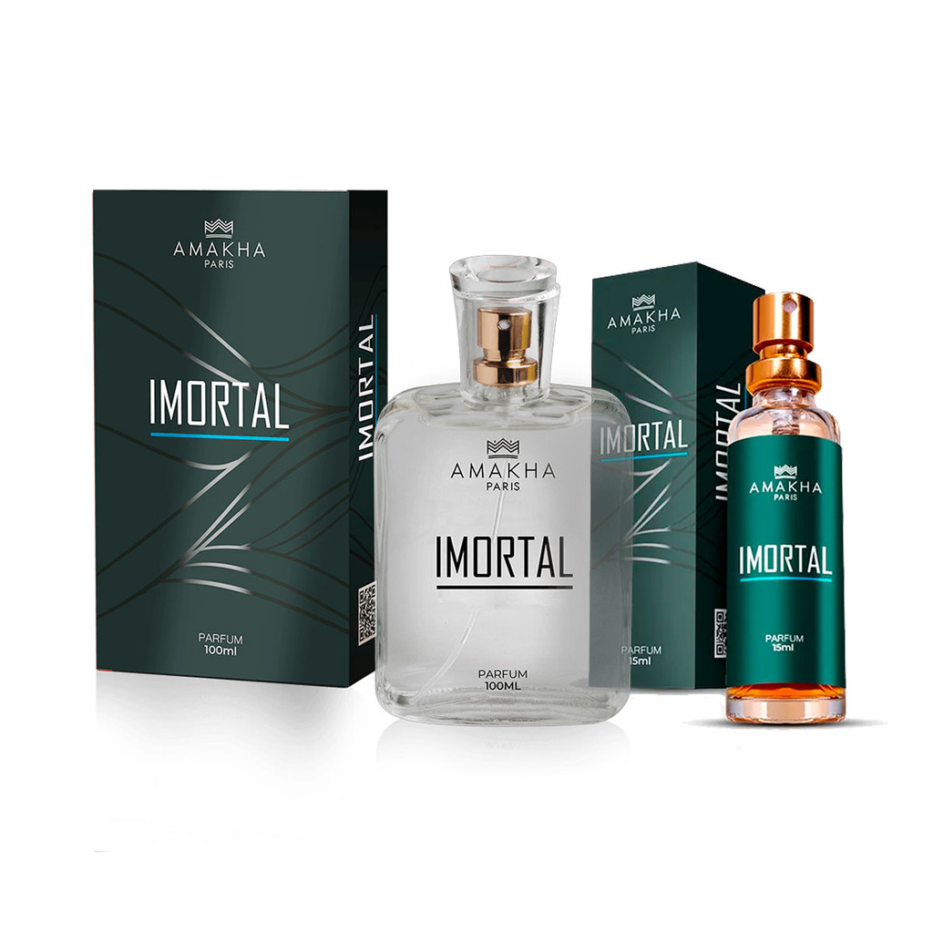 Kit Perfumado Imortal: Perfume 15ml + 100ml | Amakha Paris