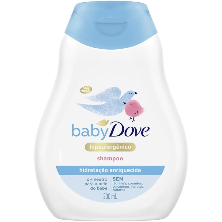 Shampoo Dove Baby Hidratação Enriquecida 200ml
