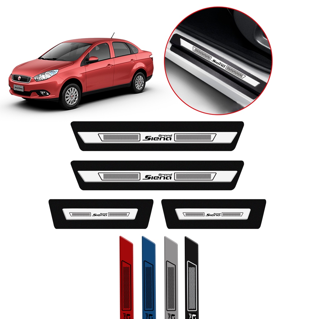 Soleira de Porta na Cor do Veículo para Fiat Grand Siena