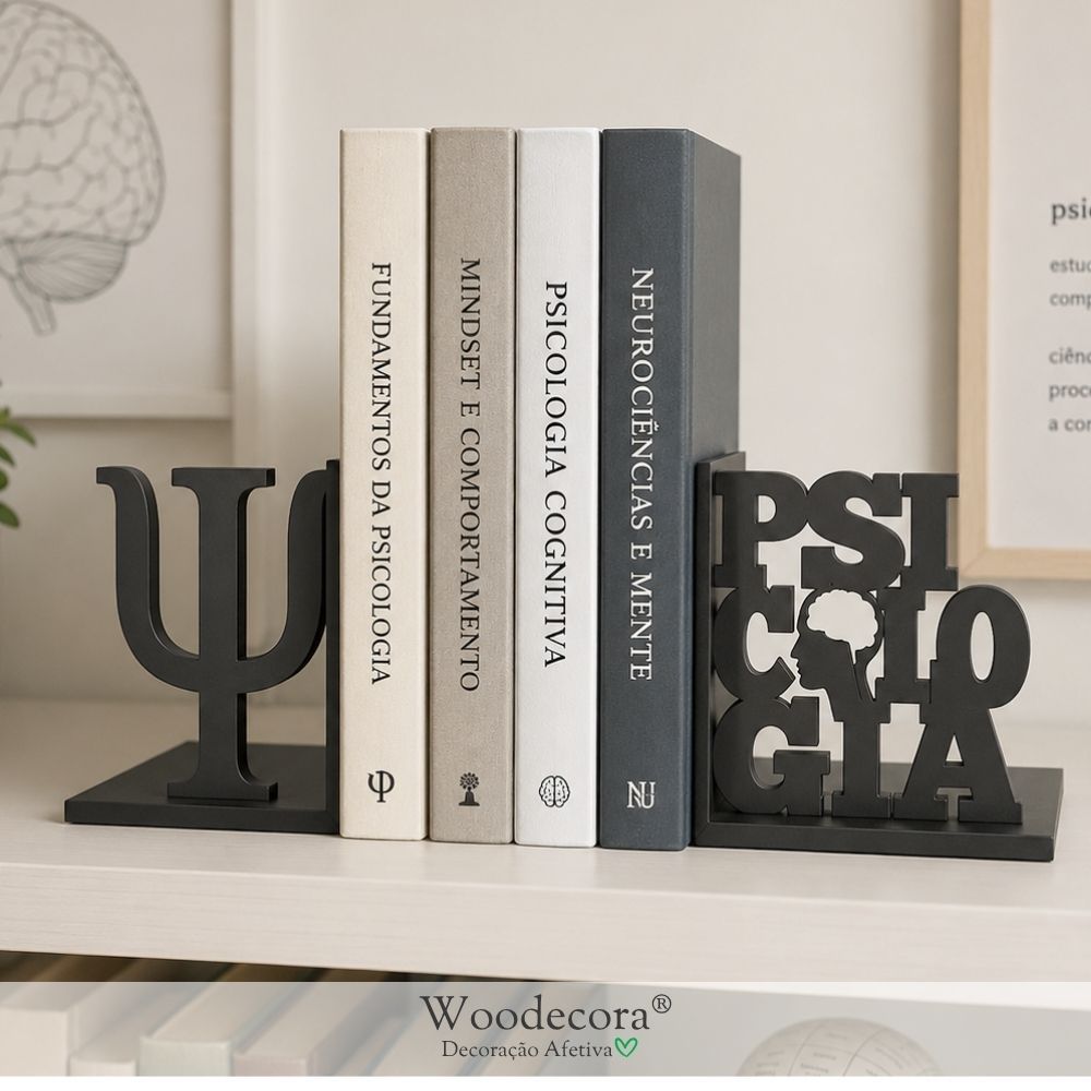 Aparador de Livros Psicologia Woodecora