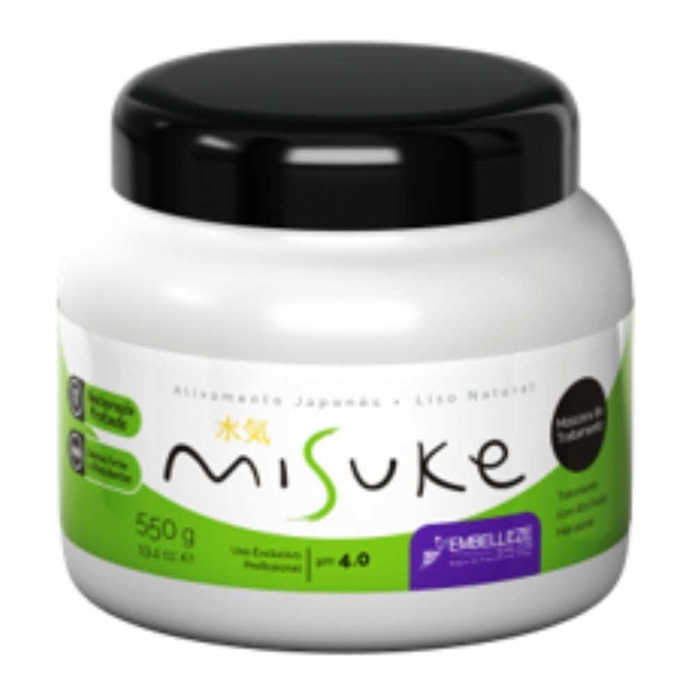 Máscara de Tratamento Misuke com Alto Poder Hidratante 550G