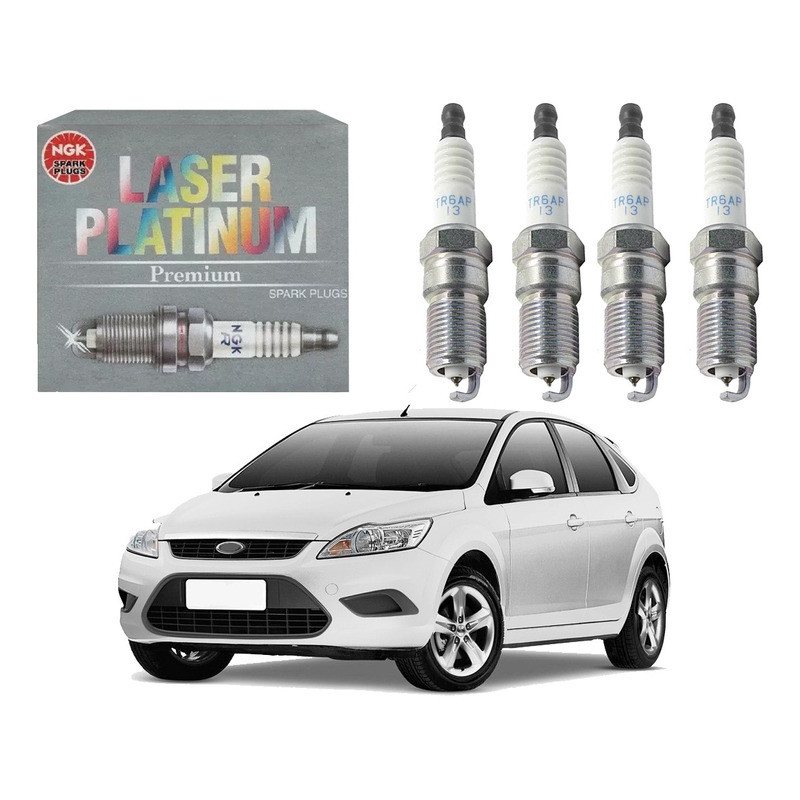 Jogo Velas Ngk Ford Focus 2.0 16v Duratec 2009 A 2013