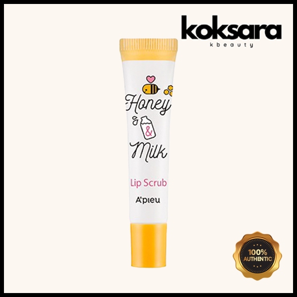 APIEU apieu honey & milk lip scrub 8ml