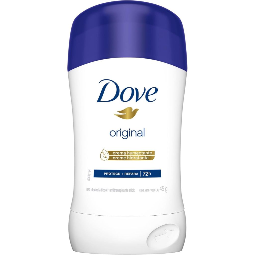 Desodorante Antitranspirante Dove Em Barra Original Com 45g