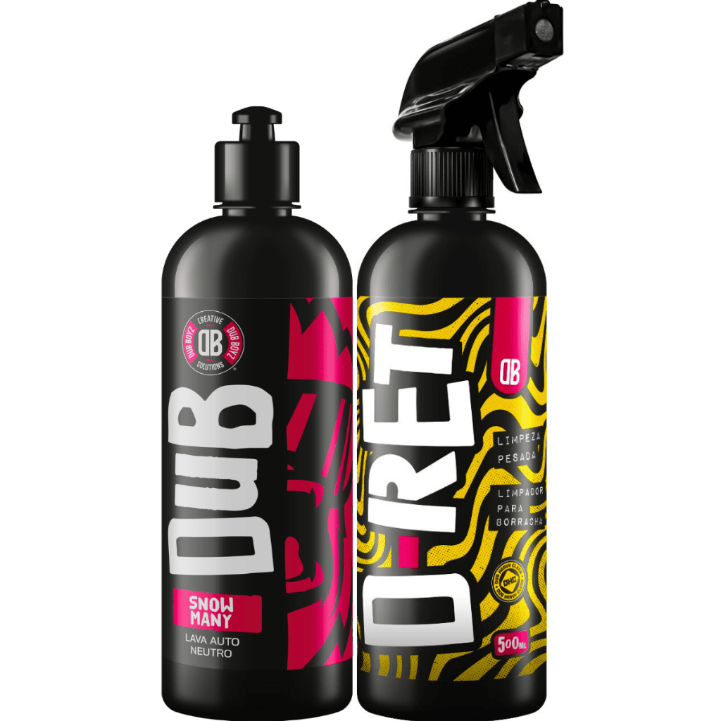 Limpador de Roda Pneus D-ret Dub Boyz 500ml Shampoo Automotivo Snow Many Dub Boyz 500ml