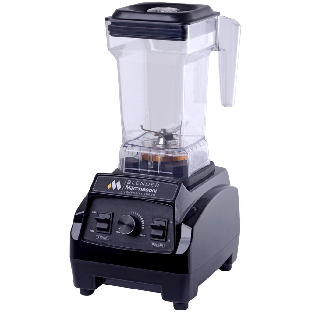 Liquidificador Blender/Bullet Turbo 1,8 Litros 1200w (220V) Comercial - Marchesoni