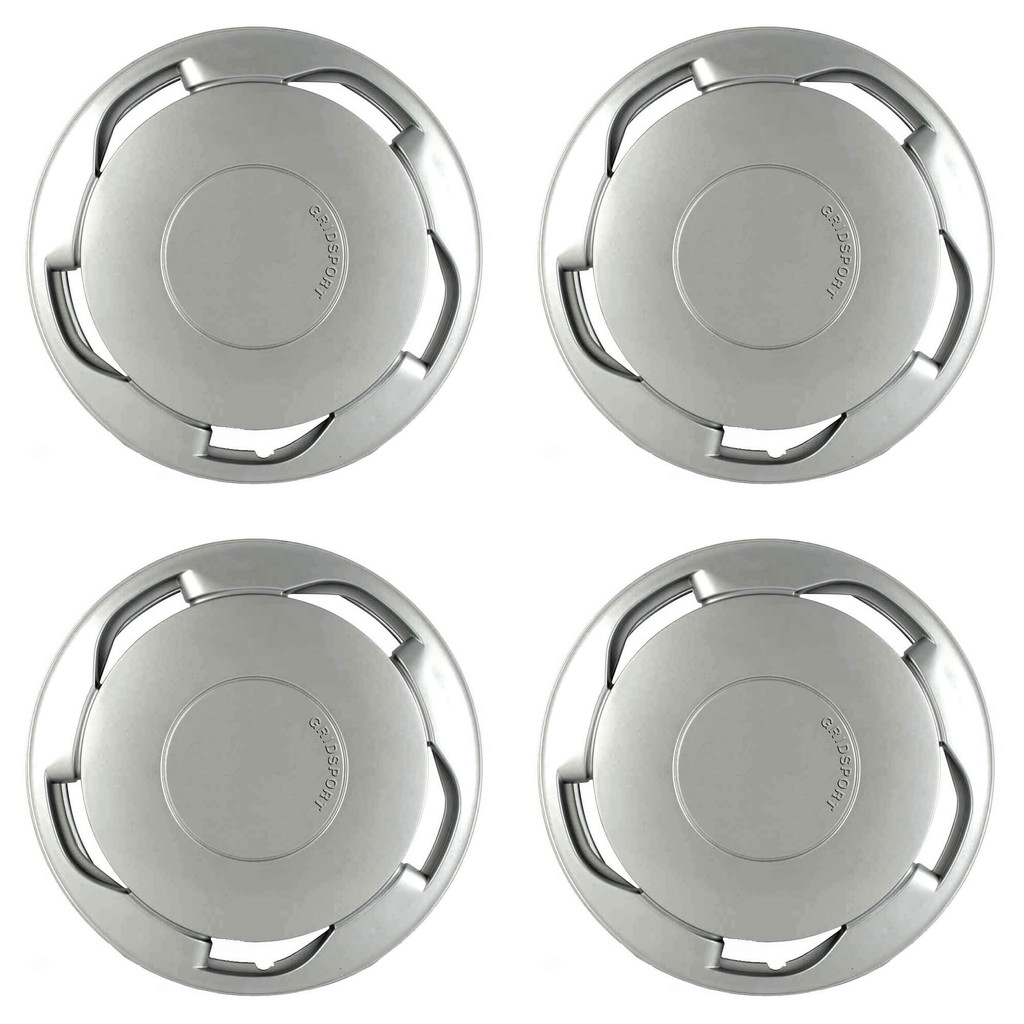 Calota Aro 14 cor Prata Modelo Orbital (Jogo c/ 4 Calotas) Grid - 100AR-PTA-E