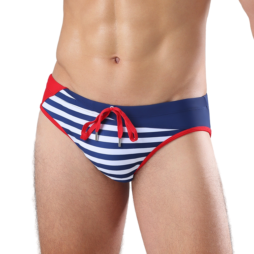 Z&D Lingerie Sungas Masculinas Cavadas Listras Diagonais Combinação Moda Bolsos Traseiro Respiráveis Com Bojo UDL107