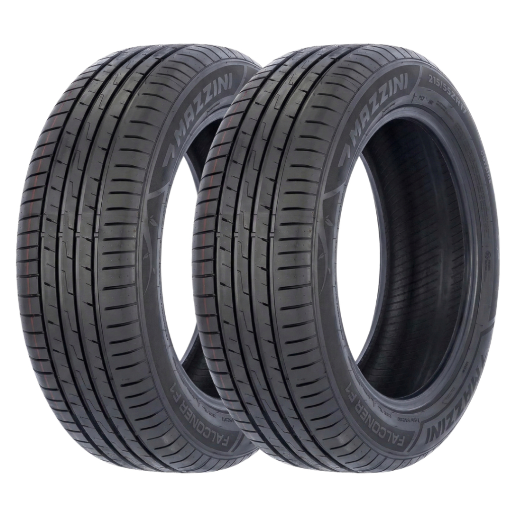 Kit 2 Pneus 195/55 R16 Mazzini Falconer F1 87V Novos Aro 16