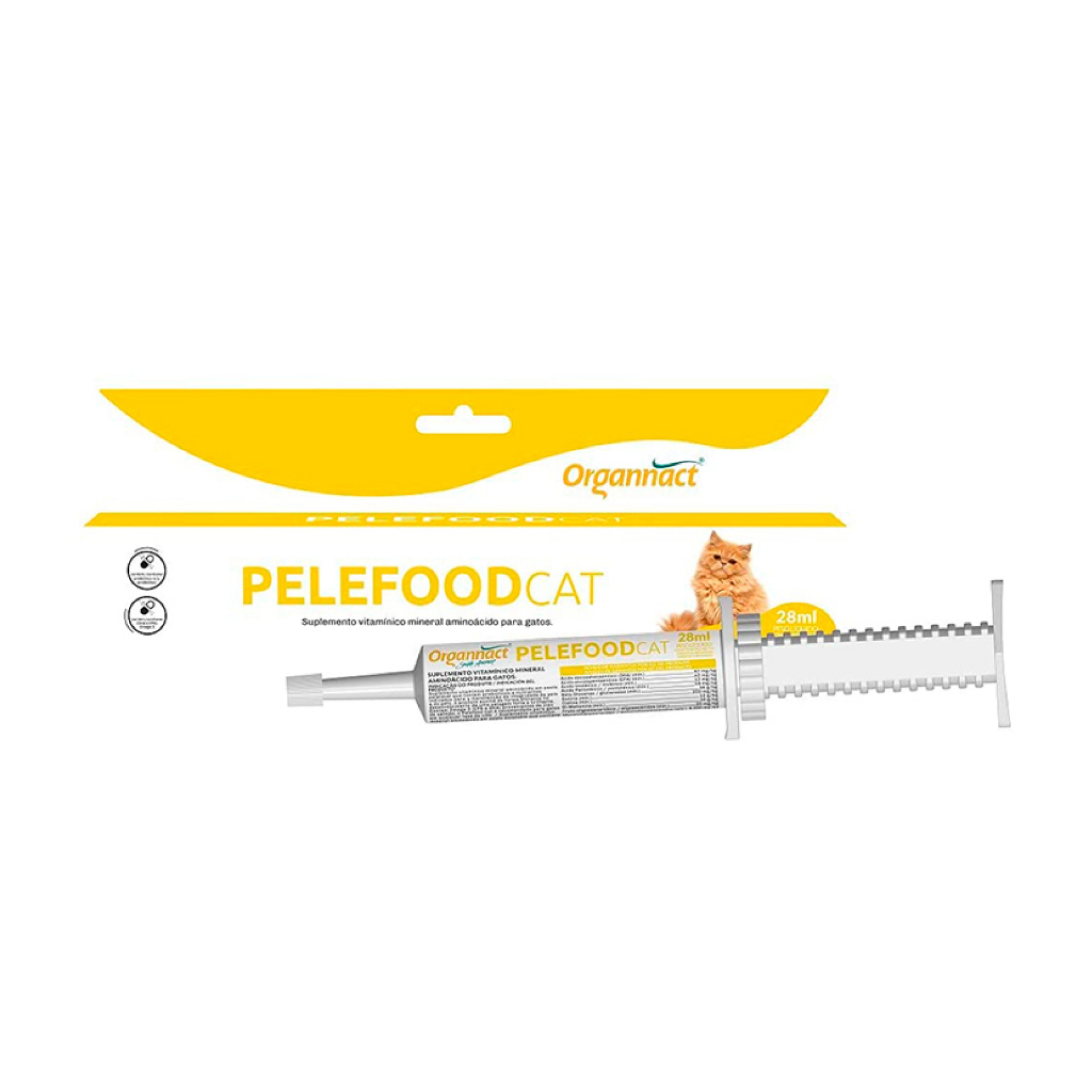Organnact - Suplemento Vitamínico - Pelefood Cat - Gatos - 28ml