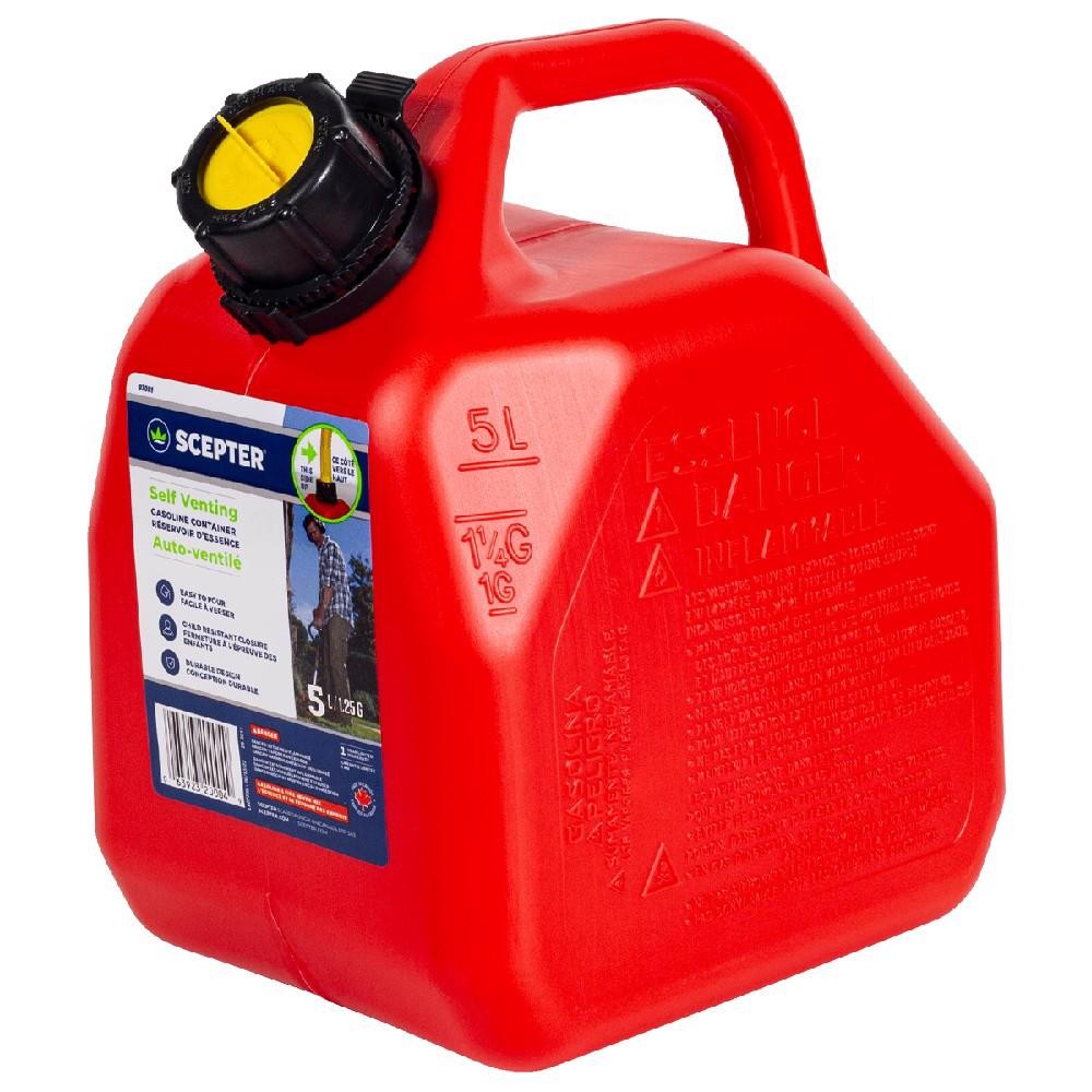Galão Tanque de Combustível Gasolina 5 Litros Com Bico (732,0002) - Scepter