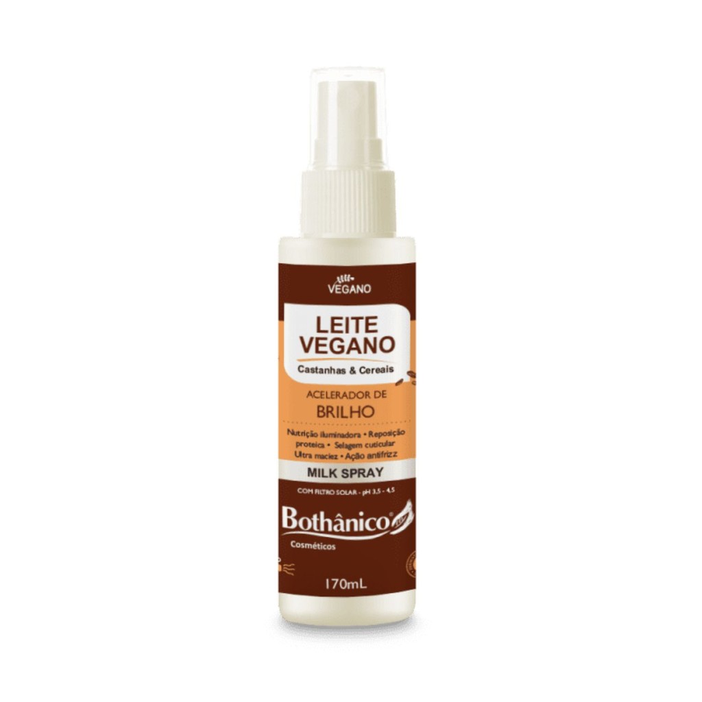 Spray Leite Vegano Ação Antifrizz 170mL - Bothânico Cosméticos