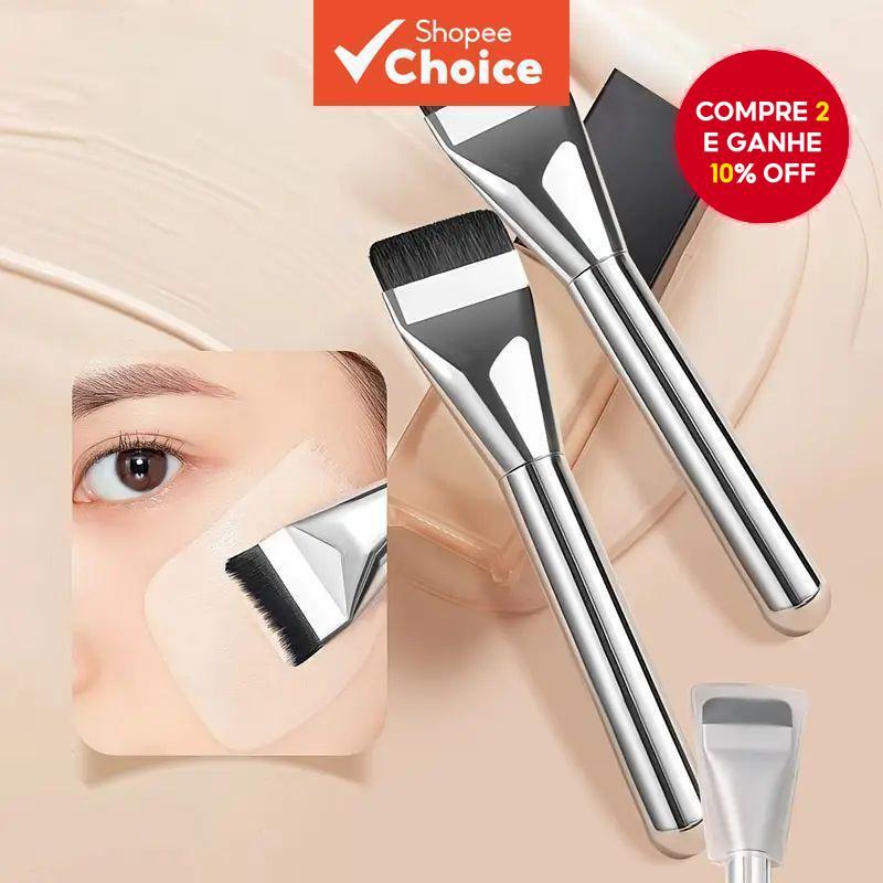 Conjunto De Pincéis De Base Para Casa E Profissional : Design Ultrafino Aplicação De Creme Contorno