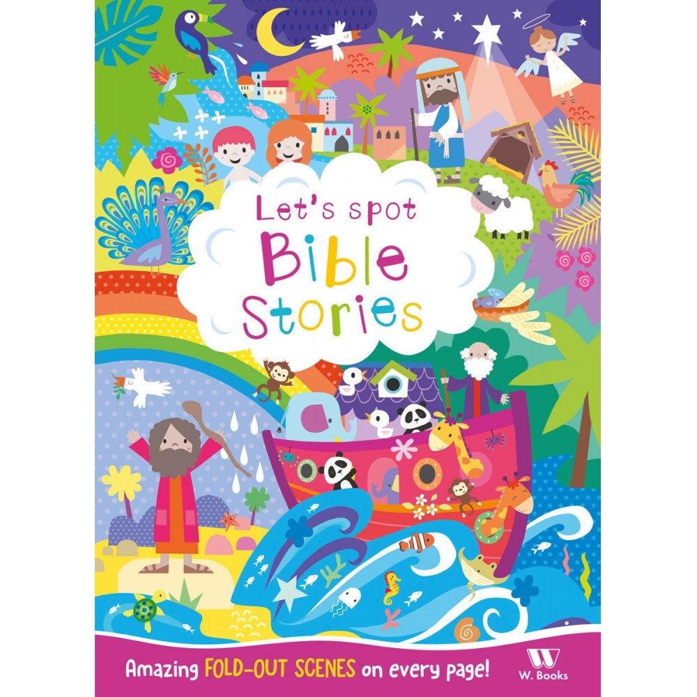 Livro Procure e encontre Bible Stories W.Books