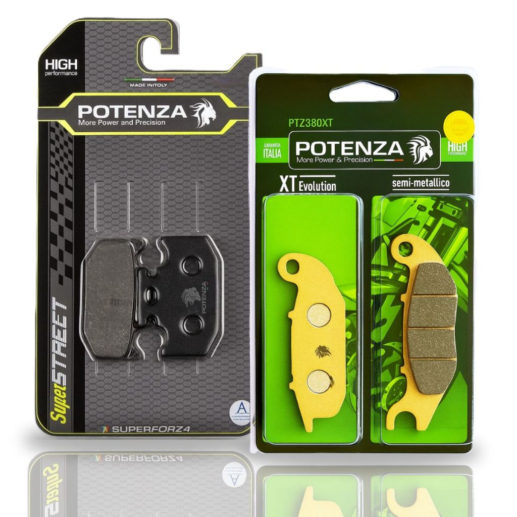 Kit Pastilhas de Freio Lander 250 2016-2026 / Crosser 150 Abs 2019-2026 Potenza