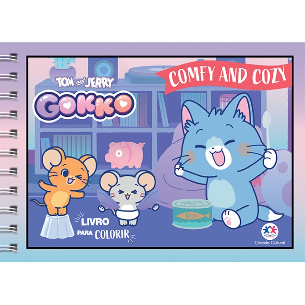 Livro Tom e Jerry - Comfy and cozy - capa dura