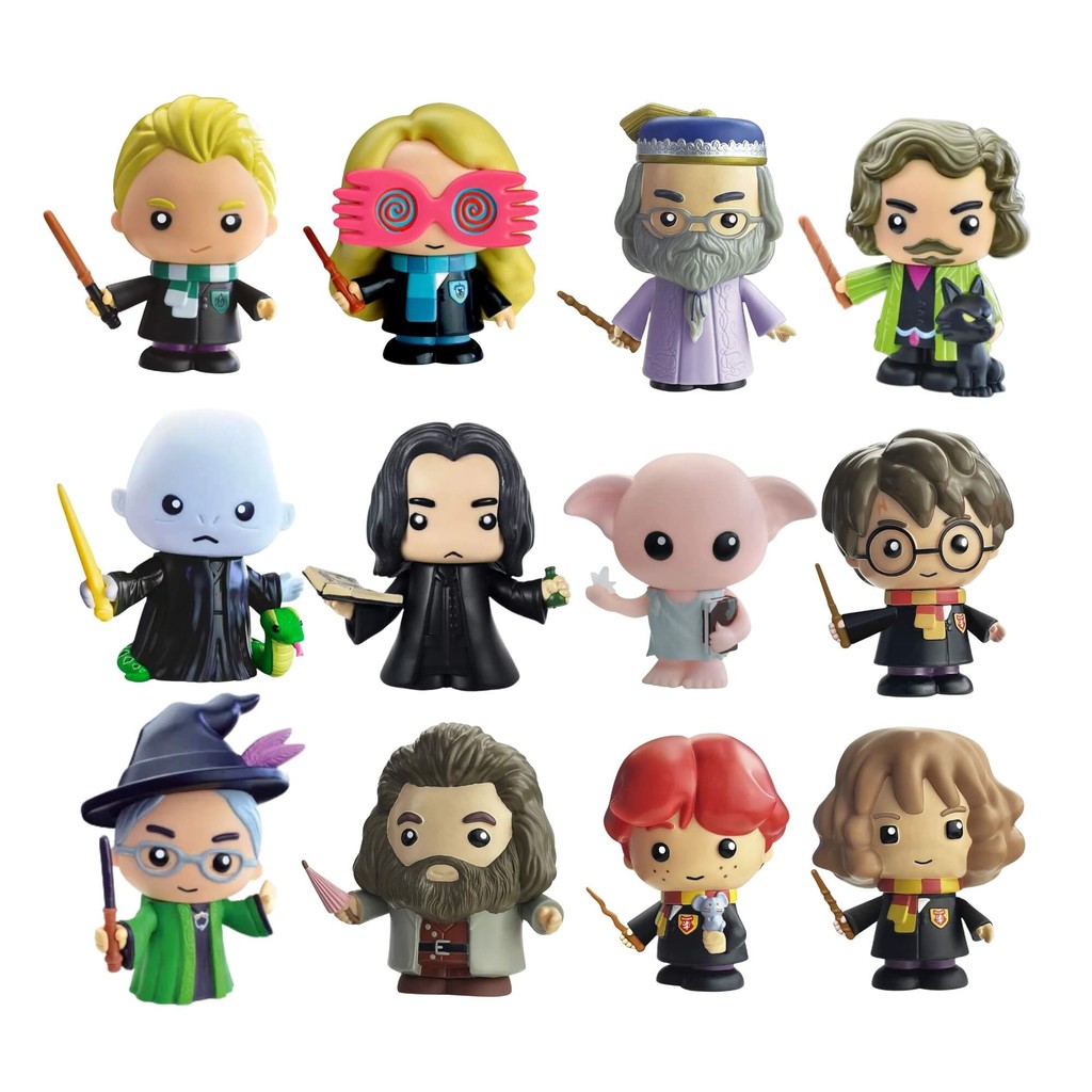 Unidade Fandom Box Harry Potter Miniatura Boneco Colecionável 13cm Material Vinil Atóxico Líder