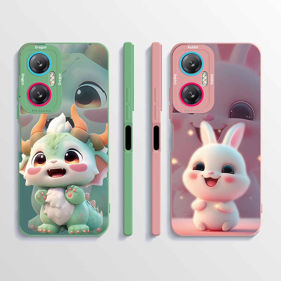 Para Infinix Hot 20 5G/30 5G Caixa À Prova De Choque Proteção Da Câmera De Silicone Soft Candy Colors