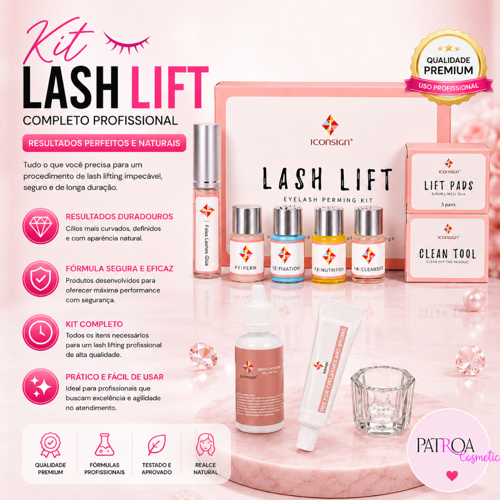 Lash Lifting Brown Lamination Permanente Cílios