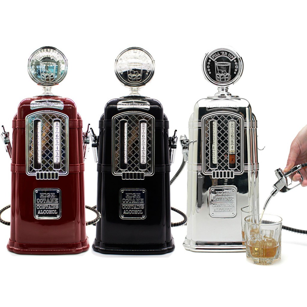 Dispenser Bebidas Duplo Bomba de Gasolina Retrô Vintage GT451 Lorben