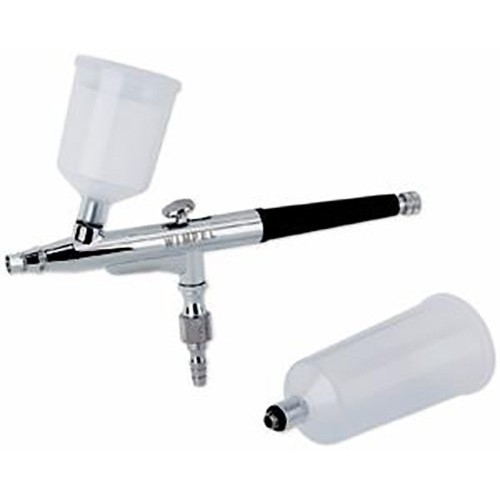 Aerografo 0,35mm Dupla Ação Com Dois Copos WWSoldas