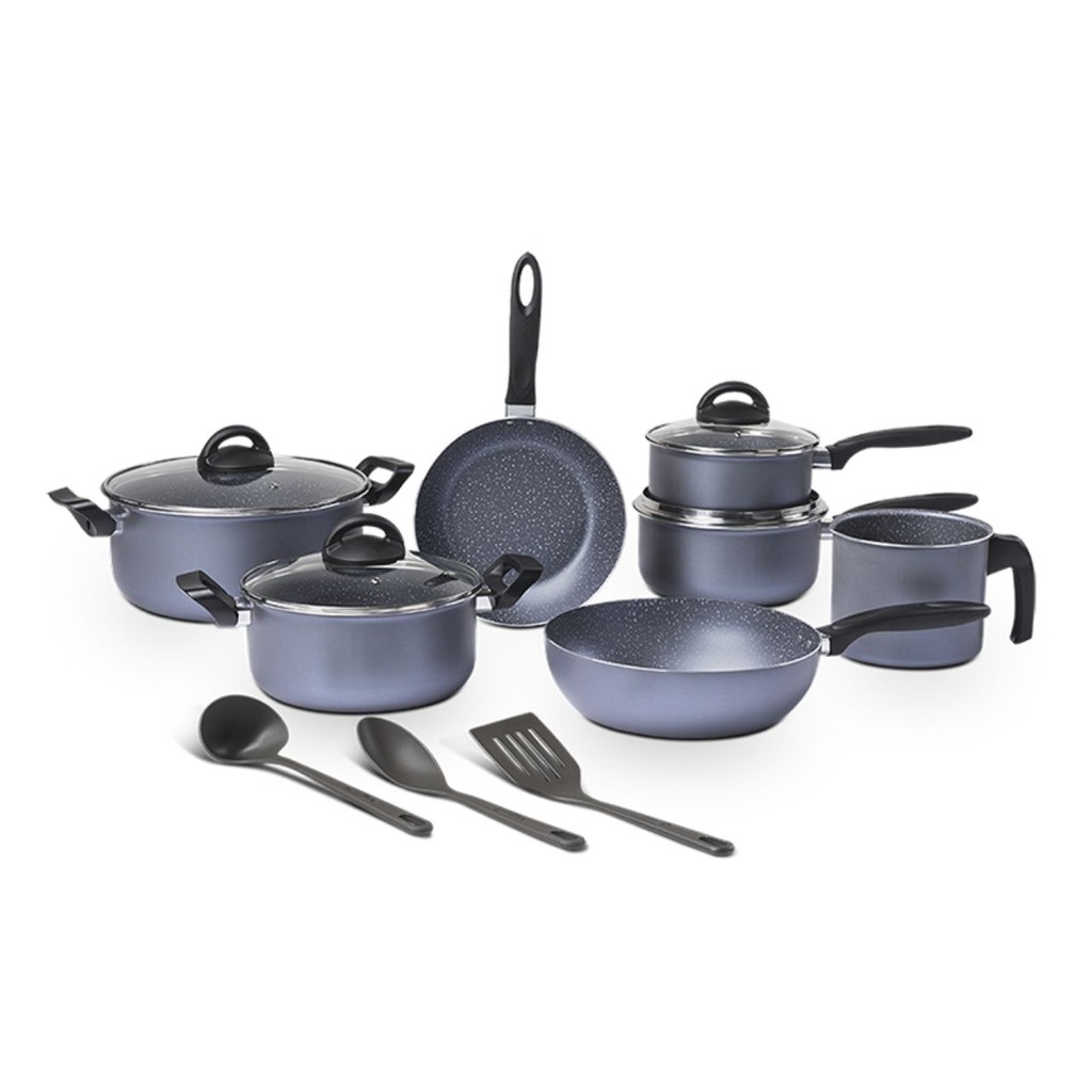Jogo de Panelas Brinox Antiaderente Ceramic Life 10 peças Suprema Jeans