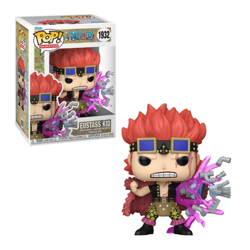 Funko Pop! Eustass Kid One Piece Candide 12078 | Colecionável Capitão Pirata Anime 12cm
