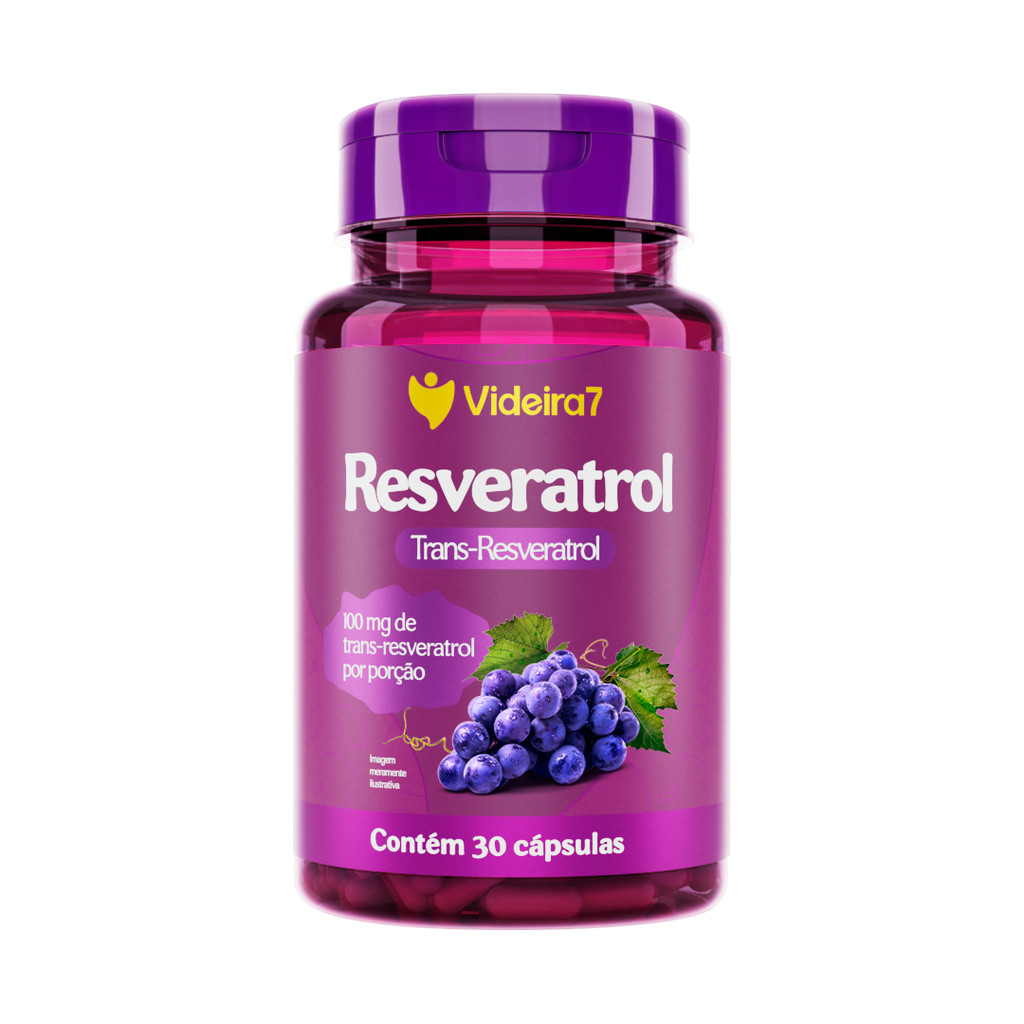 Resveratrol + Vitaminas e Minerais – 30 Cápsulas | Videira7
