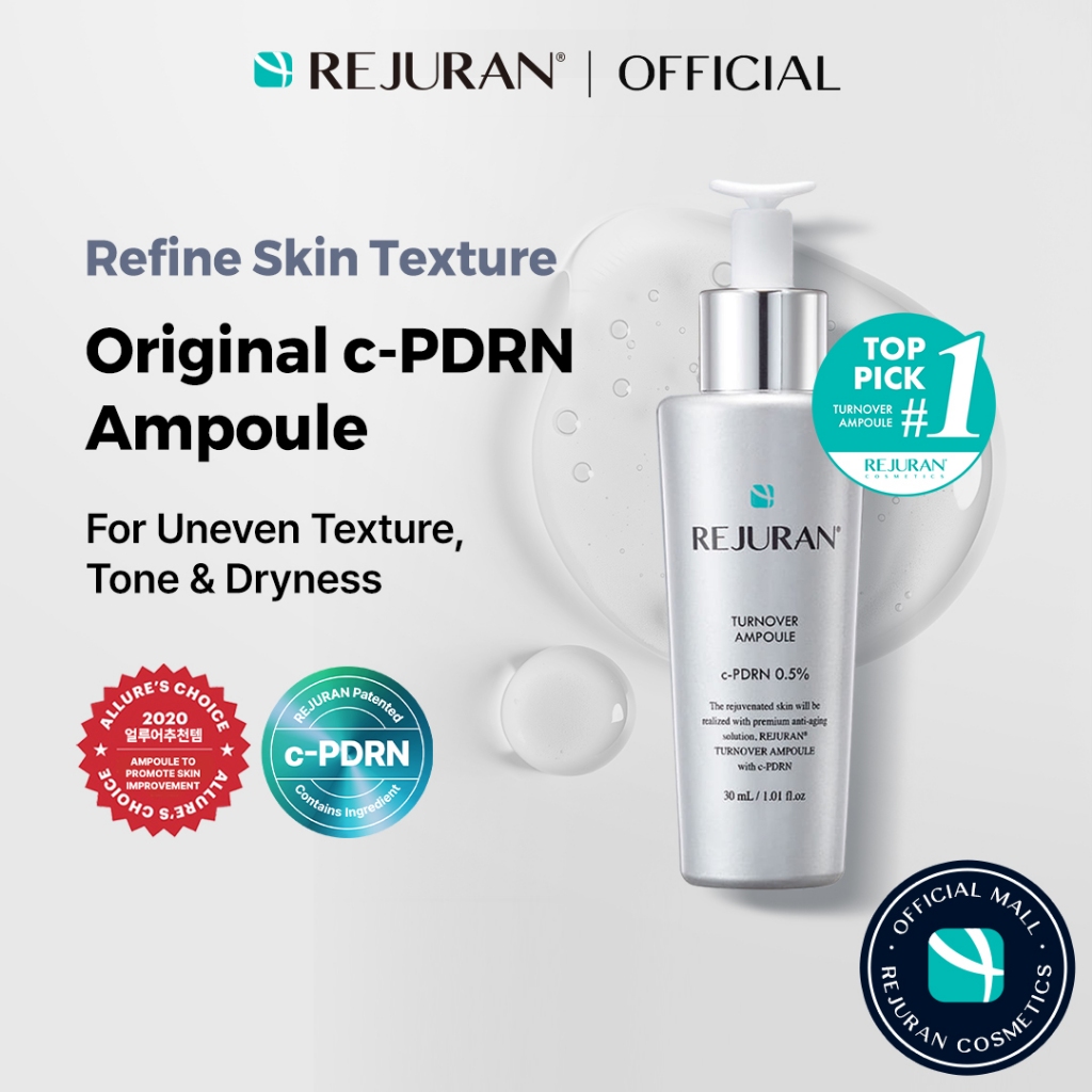 [REJURAN] Turnover Sérum 30mL / 50mL | Textura da Pele, Soothing, Brightening e Glow