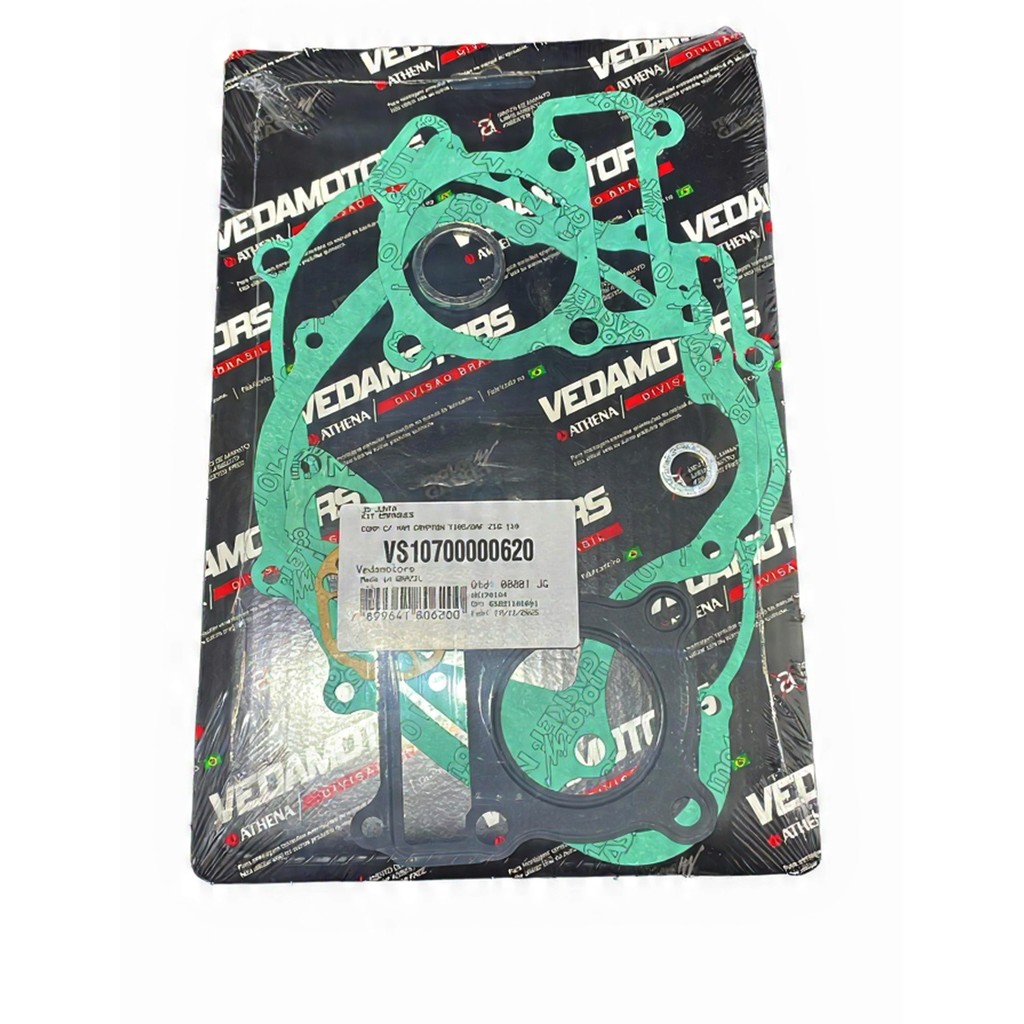 KIT JOGO DE JUNTA COMPLETO VEDAMOTORS PARA YAMAHA CRYPTON 105 DAFRA ZIG 110