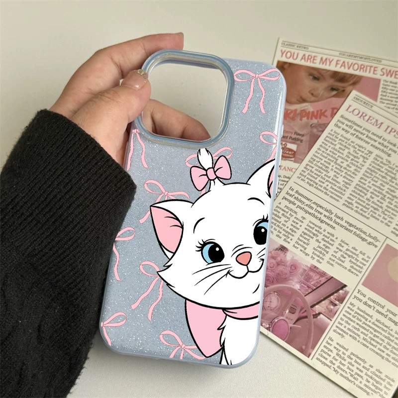 Capa De Doces Para Samsung A17 A07 A26 A06 A16 A54 A05 A15 A14 A13 A12 A32 A34 A52 A55 A54 Arco Gato Manga