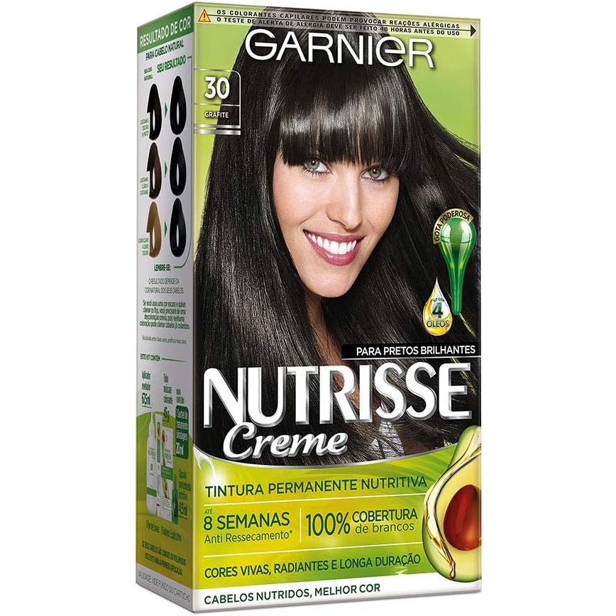 Tinta De Cabelo Nutrisse Creme 30 Grafite