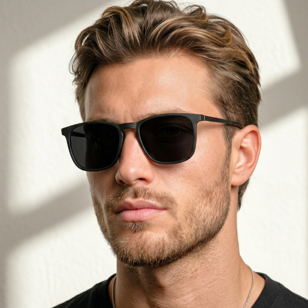 Óculos de Sol Quadrado Original Premium Clássico Tendencia Old Money Hype uv400 Masculino Feminino