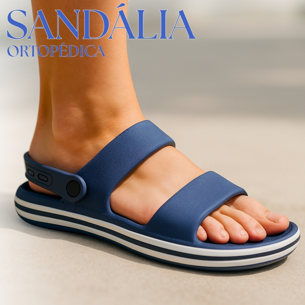Sandália Ortopédica Anatômica EVA Super Confortável Macia Feminina